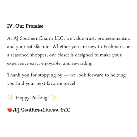 Welcome to AJ SouthernCharm's Closet - How to Navigate - Picture 6 of 6